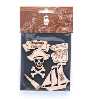 Набор заготовок для декорирования Nautical 1 фанера 10х14см,