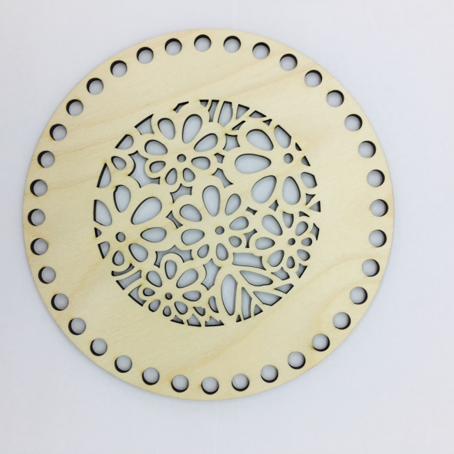 Панно для декорирования с перфорацией круглая 2 18см,