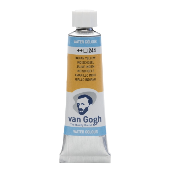 Краска акварельная Van Gogh туба 10мл №244 Желтый индийский (каштановый)