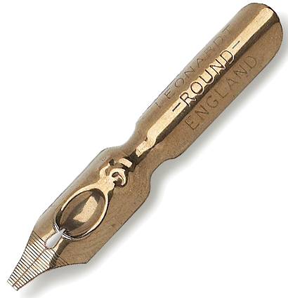 Бронзовое перо Manuscript Round Hand №3 1.35 мм для каллиграфии купить в магазине ArtCraft.Space
