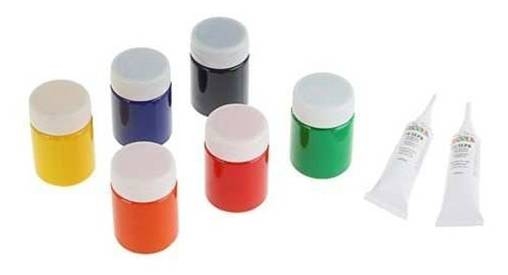 Набор по шелку Decola, краски акриловые 6*50мл, 2 резерва Набор по шелку Decola, краски акриловые 6*50мл, 2 резерва