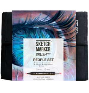 Набор маркеров SKETCHMARKER Brush People 36шт Набор маркеров SKETCHMARKER Brush People 36шт