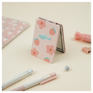 Зеркальце карманное складное MESHU "Pink charm"