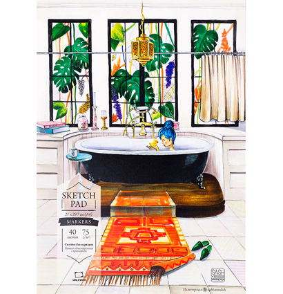 Бумага Малевичъ Sketch для маркеров склейка А4 / 40 листов / 75 гм купить в художественном магазине ArtCraft.Space с доставкой по всему миру Бумага Малевичъ Sketch для маркеров склейка А4 / 40 листов / 75 гм купить в художественном магазине ArtCraft.Space с доставкой по всему миру