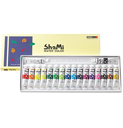 Набор акварельных красок Shami Water Color ShinHanart 18 цветов в тубах 10 мл купить в художественном магазине ArtCraft.Space