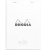 Ежедневник Rhodia Basics, 148х210 мм, белый, мягкая обложка, линия, 80л, белый, микроперф., 80г/м2,,