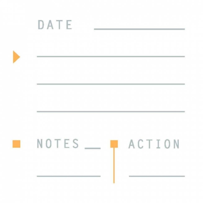 Ежедневник Rhodia Basics, 148х210 мм, белый, мягкая обложка, линия, 80л, белый, микроперф., 80г/м2,,