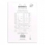Ежедневник Rhodia Basics, 148х210 мм, белый, мягкая обложка, линия, 80л, белый, микроперф., 80г/м2,,