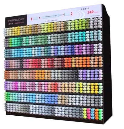 Finecolour Junior набор спиртовых маркеров 24 цвета в фирменном кейсе файнколор джуниор купить в магазине маркеров ArtCraft.Space с доставкой по РФ и СНГ