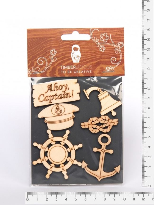 Набор заготовок для декорирования Nautical 2 фанера 10х14см,