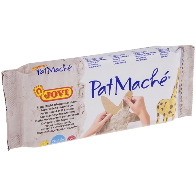 Паста папье-маше JOVI, 170г, серый, вакуумный пакет Паста папье-маше JOVI, 170г, серый, вакуумный пакет