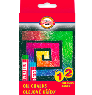 Пастель масляная Koh-I-Noor "8312", 12цв., картон. упак.