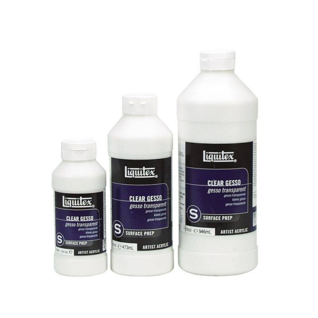 Грунт акриловый Liquitex Clear Gesso универсальный прозрачный для живописи и графики 946 мл купить в художественном магазине ArtCraft.Space