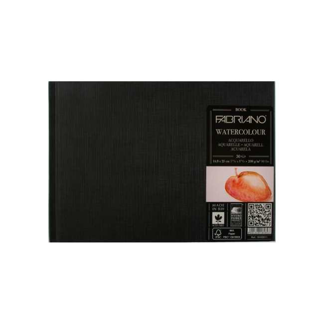 Блокнот для акварели Watercolourbook 200г/м.кв 14,8x21см Фин 30л Блокнот для акварели