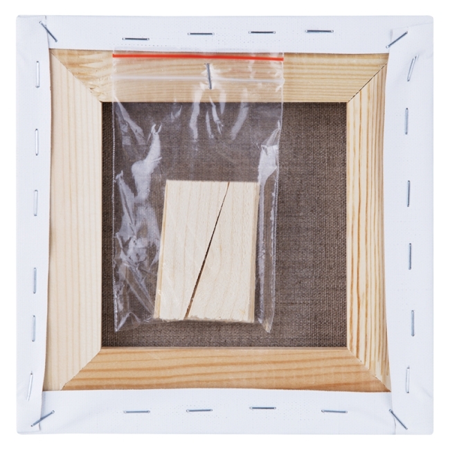 Холст на подрамнике Гамма "Старый мастер", 20*20см, 100% лен, мелкое зерно