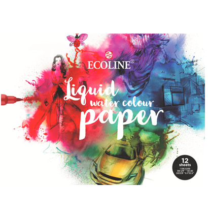Альбом для акварели Ecoline Print Paper 24х32 см / 12 листов / 300 гм купить в художественном магазине ArtCraft.Space с доставкой по всему миру
