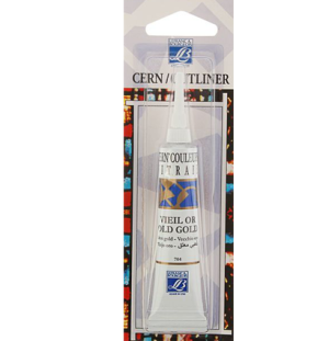 Контур по стеклу и керамике без обжига туба 20мл №704 Античное золото,