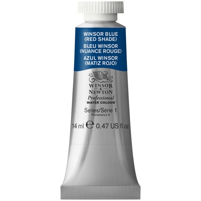 Акварель художественная Winsor&Newton "Professional", 14мл, туба, синий (красный оттенок)
