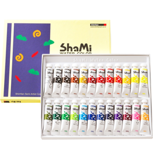 Набор красок SH SHAMI WATER COLOR 24цв*10мл, Набор красок SH SHAMI WATER COLOR 24цв*10мл,