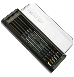 Набор карандашей чернографитных Tombow MONO 100, 12 шт. степень твердости 4H-6B MONO-100-, , шт,
