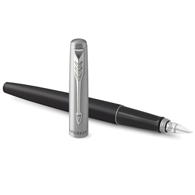 Ручка перьевая Parker "Jotter Bond Street Black CT" 1,0мм, подар. уп.
