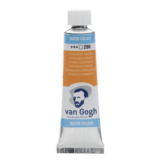 Краска акварельная Van Gogh туба 10мл №266 Оранжевый устойчивый