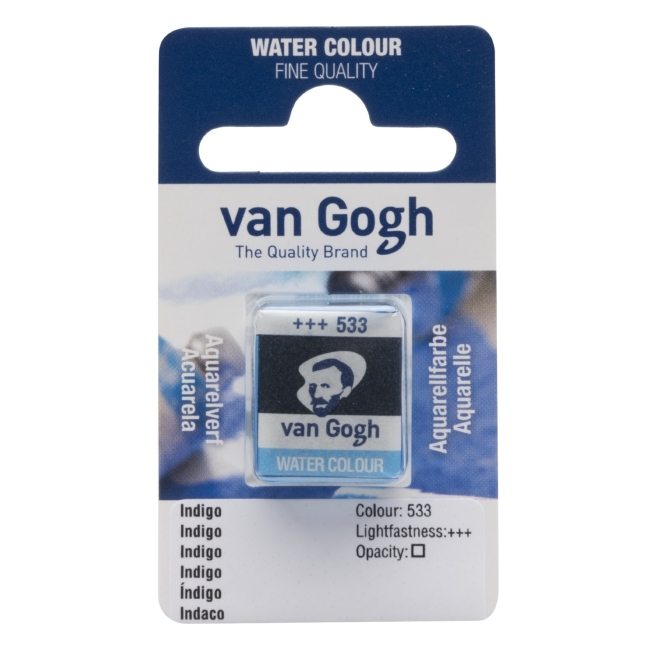 Краска акварельная Van Gogh кювета №533 Индиго