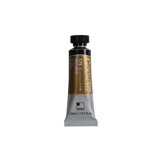 Гуашь ShinHan Professional Designers туба 15мл №175 Золотой богатый гр.C