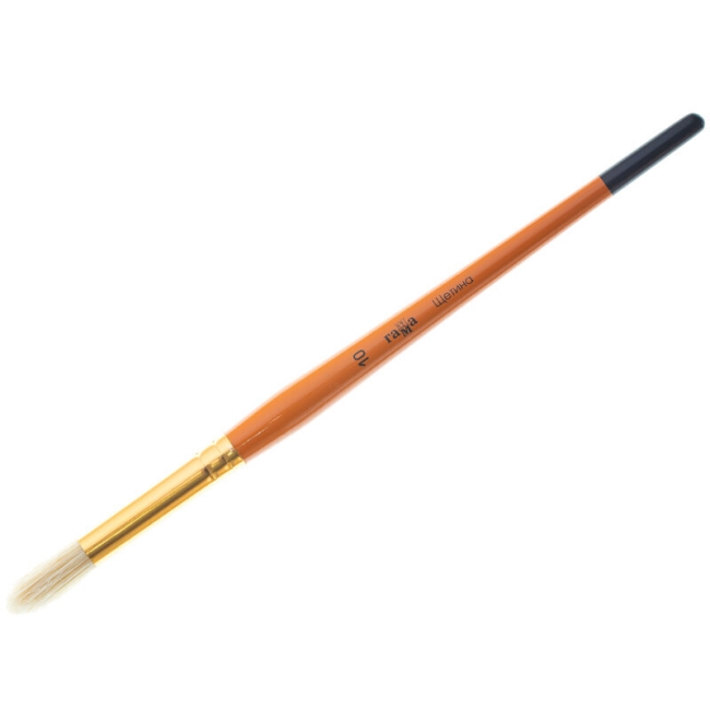 Кисть щетина Гамма, круглая №10 Кисть щетина Гамма, круглая №10