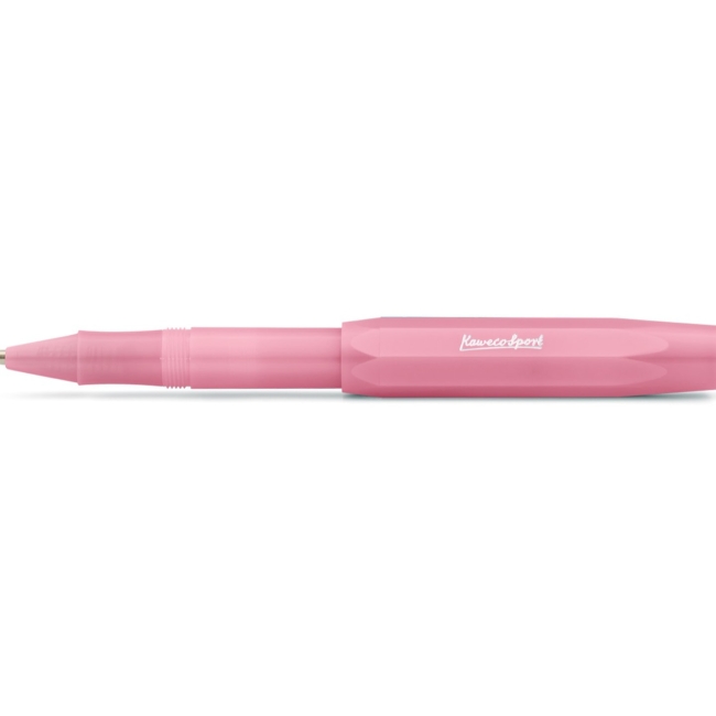 Ручка-роллер KAWECO FROSTED Sport 0.7мм корпус розовая питайя
