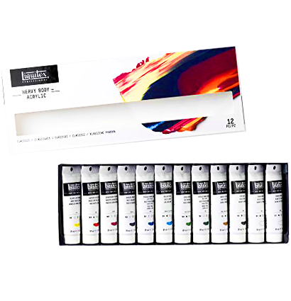 Набор акриловых красок Liquitex Acrylic Classic Heavy Body 12 цветов в тубах 59 мл купить в художественном магазине ArtCraft.Space с доставкой по РФ и СНГ