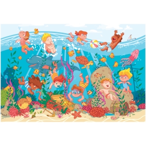 Пазл с заданием 104 эл. ТРИ СОВЫ "Морское развлечение" Пазл с заданием 104 эл. ТРИ СОВЫ "Морское развлечение"