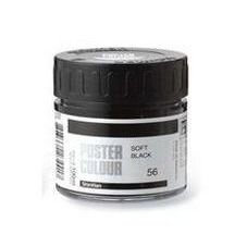 Краска постерная SH POSTER COLOR JAR BLACK №56 черная 100мл, Краска постерная SH POSTER COLOR JAR BLACK №56 черная 100мл,