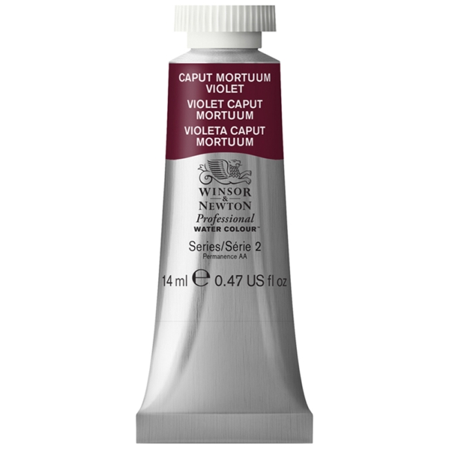 Акварель художественная Winsor&Newton "Professional", 14мл, туба, фиолетовый капут-мортуум (запекшаяся кровь)