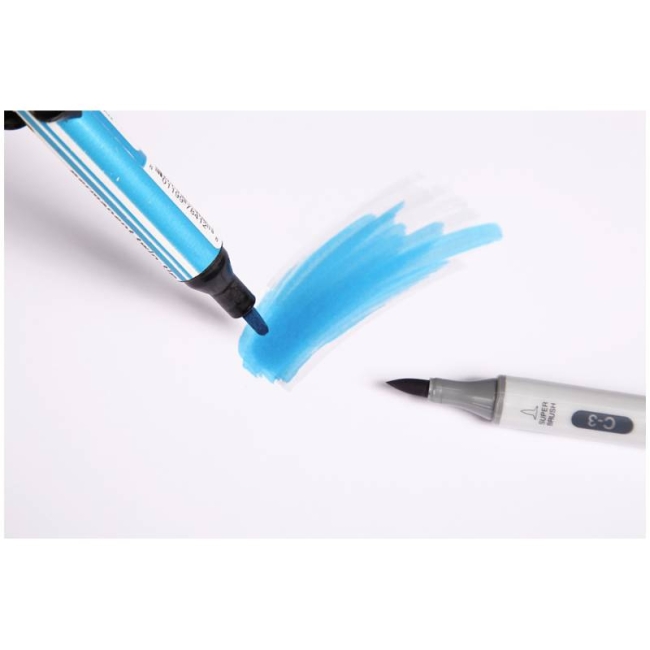 Скетчбук для маркеров двусторонняя бумага Comic Book ClaireFontaine склейка 22 х 22 см / 32 листа / 220 гм купить в магазине ArtCraft.Space