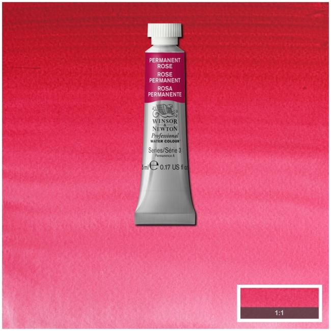 Акварель художественная, 5 мл, розовый перманентный
