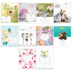 Тетрадь 12л., косая линия ArtSpace "Микс. Для девочек" Тетрадь 12л., косая линия ArtSpace "Микс. Для девочек"