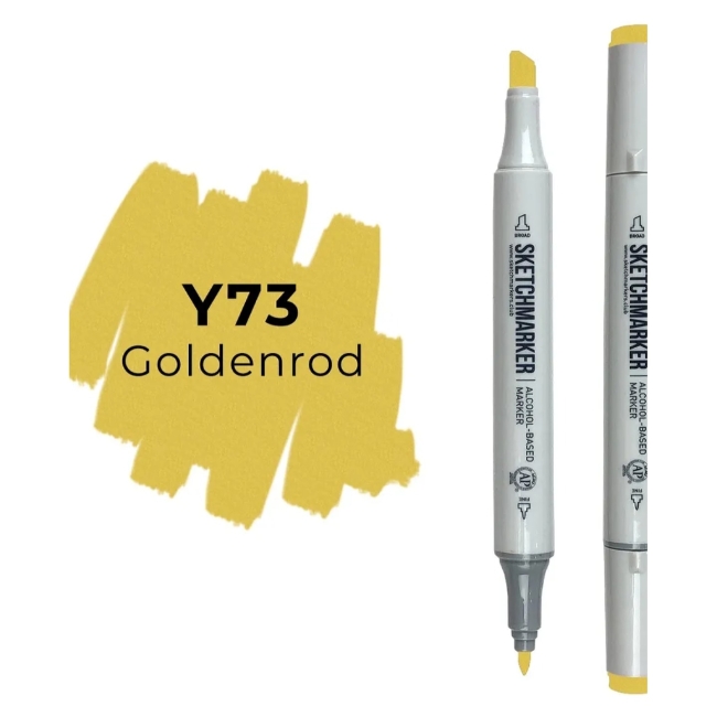 Маркер SKETCHMARKER двухсторонний на спирт.основе цв.Y73 Золотистый