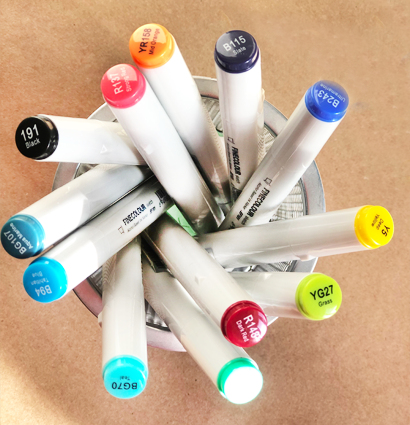 Finecolour Junior набор спиртовых маркеров 48 цветов в фирменном кейсе файнколор джуниор купить в магазине маркеров ArtCraft.Space с доставкой по РФ и СНГ