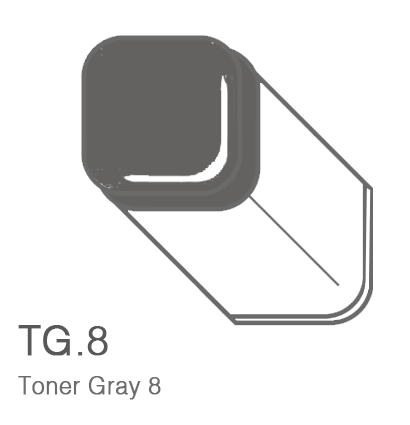 Маркер Copic T8 Toner Gray 8 / Тонирующий Серый 8 поштучно купить в фирменном магазине ArtCraft.Space (Копик Клаб) с доставкой по РФ и всему миру