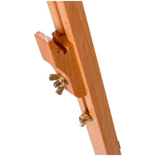 Мольберт полевой тренога Гамма "Московская палитра" из лакированного бука складной 126-181 см купить в художественном магазине ArtCraft.Space с доставкой по РФ и СНГ