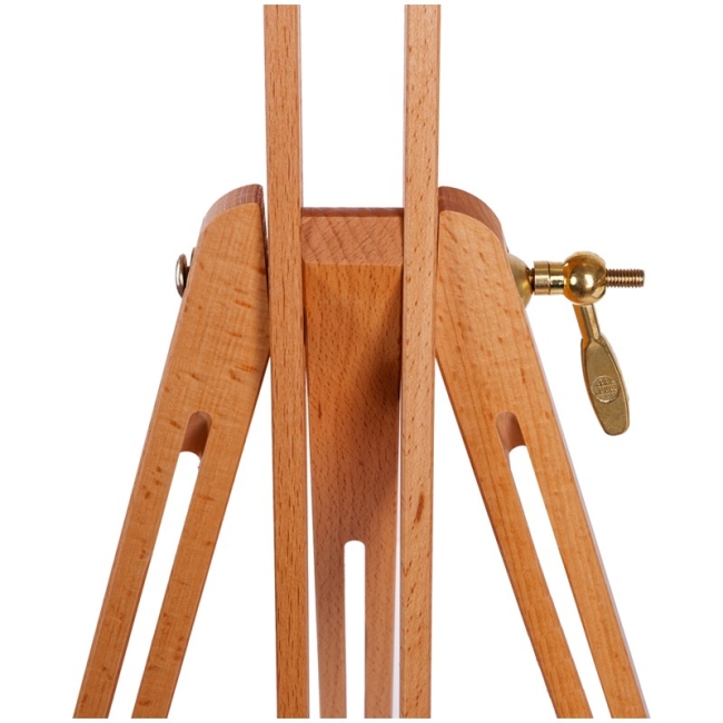 Мольберт полевой тренога Гамма "Московская палитра" из лакированного бука складной 126-181 см купить в художественном магазине ArtCraft.Space с доставкой по РФ и СНГ