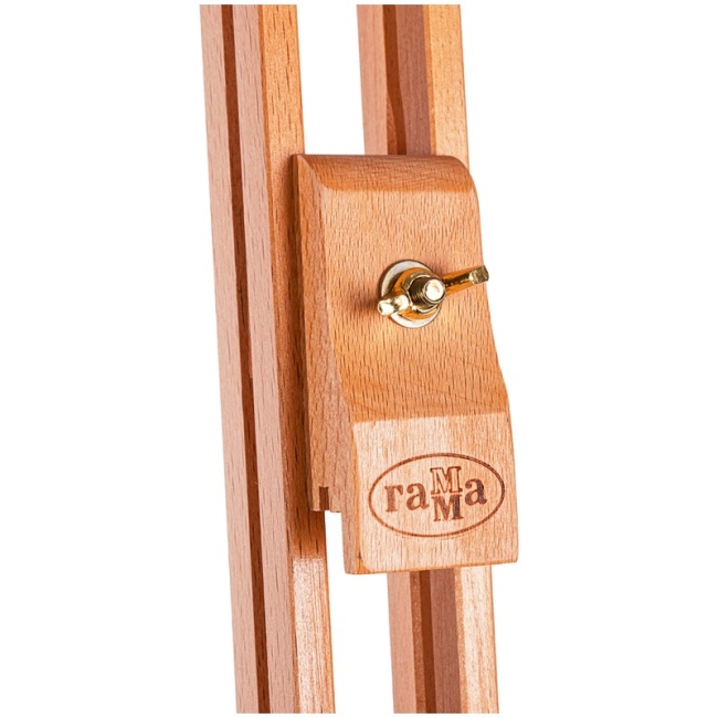 Мольберт полевой тренога Гамма "Московская палитра" из лакированного бука складной 126-181 см купить в художественном магазине ArtCraft.Space с доставкой по РФ и СНГ