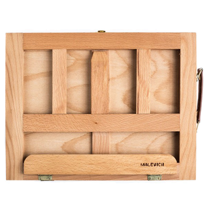 Настольный мольберт Малевичъ МЛ-21 из бука с выдвижным ящиком для акварели и пастели купить в художественном магазине ArtCraft.Space с доставкой по РФ и СНГ Настольный мольберт Малевичъ МЛ-21 из бука с выдвижным ящиком для акварели и пастели купить в художественном магазине ArtCraft.Space с доставкой по РФ и СНГ