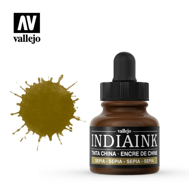 Индийские чернила для каллиграфии / Сепия 323