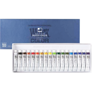 Набор красок SH WATER COLOR PRO 18цв*7,5мл, Набор красок SH WATER COLOR PRO 18цв*7,5мл,