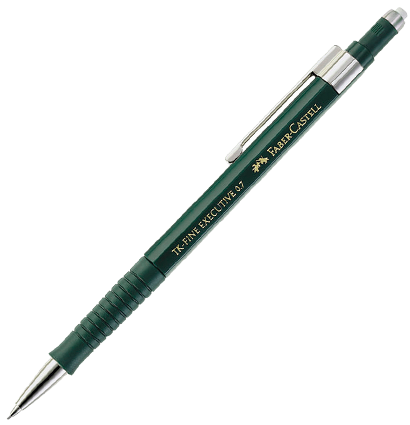 Карандаш механический Faber-Castell TK-Fine Executive зеленый, грифель 0.7 мм купить в магазине ArtCraft.Space