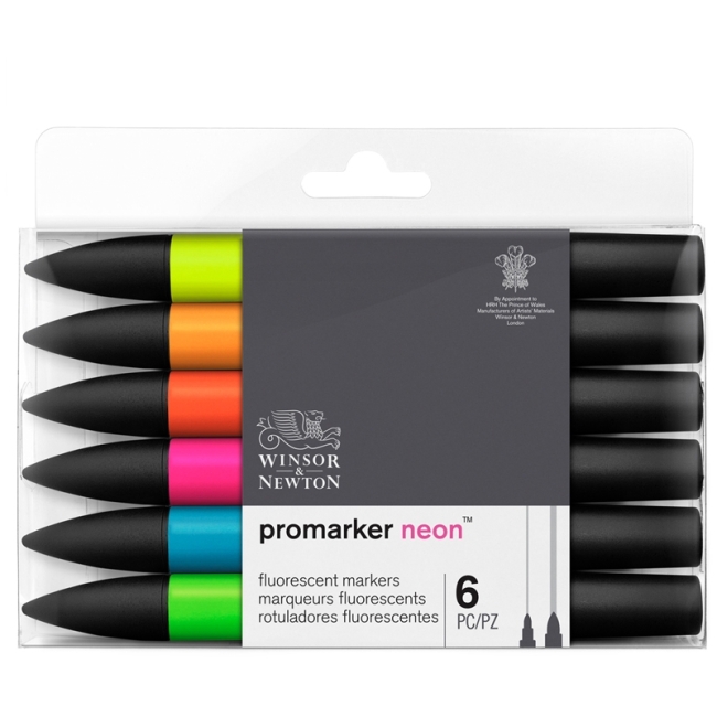 Набор маркеров PROMARKER 6 неоновых цветов