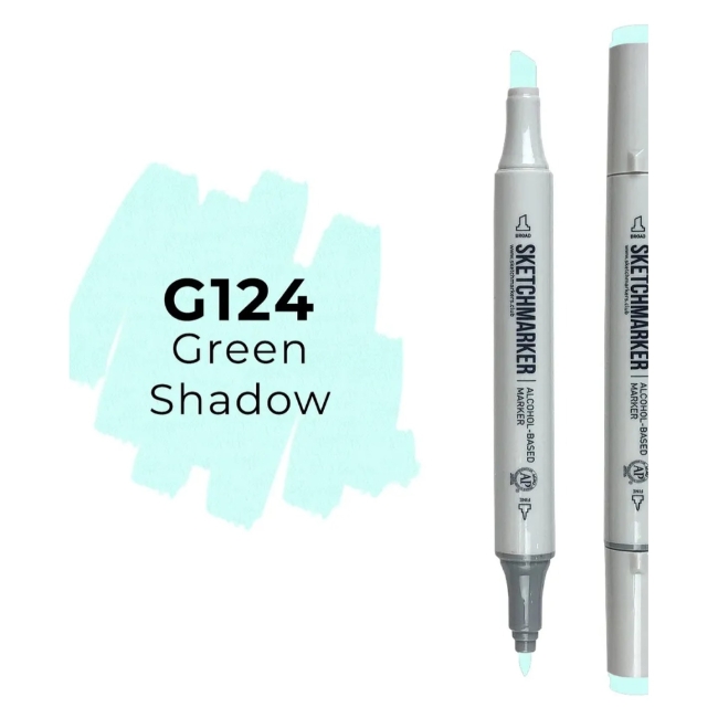 Маркер SKETCHMARKER двухсторонний на спирт.основе цв.G124 Зеленый полумрак