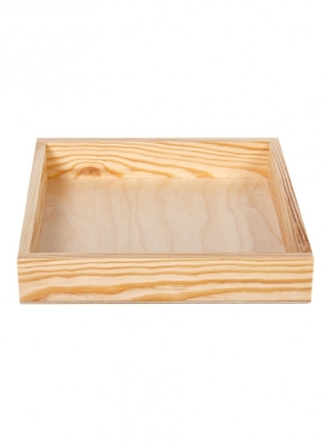 Заготовка для декорирования ящик 20х20х4см,